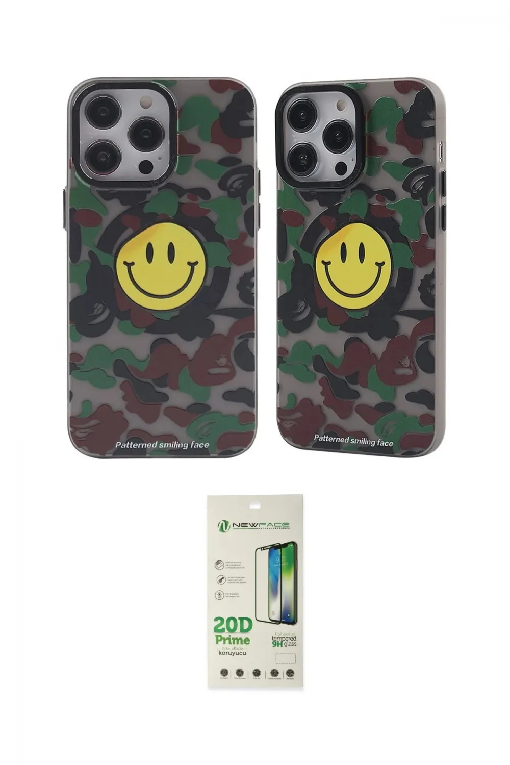 ieg™ iPhone 12 Pro Max Kılıf Nova Doku Koleksiyonu - Siyah 20D Premium Cam Ekran Koruyucu