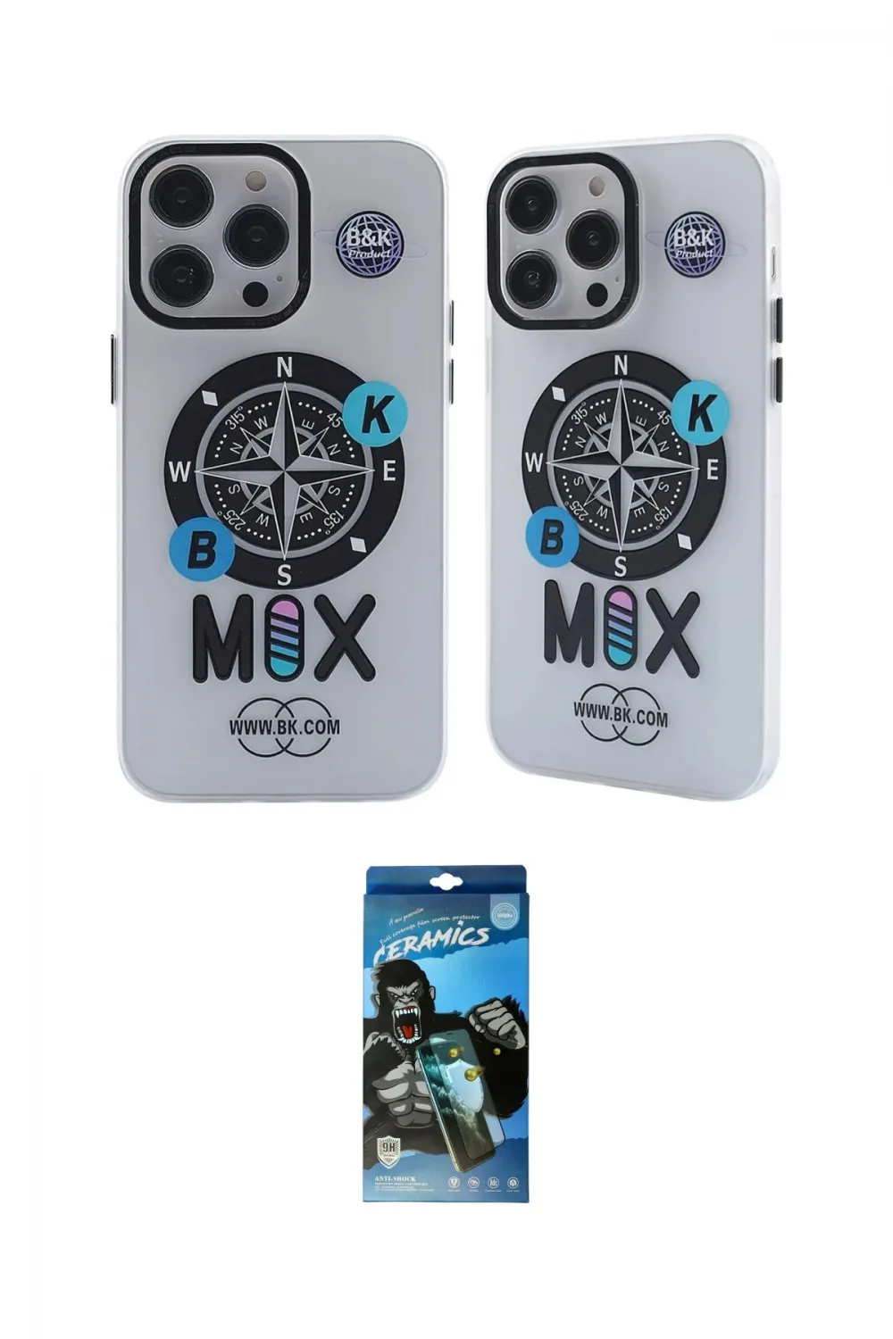 ieg™ iPhone 12 Pro Max Kılıf Nova Doku Koleksiyonu - Siyah 34D Izgaralı Cam