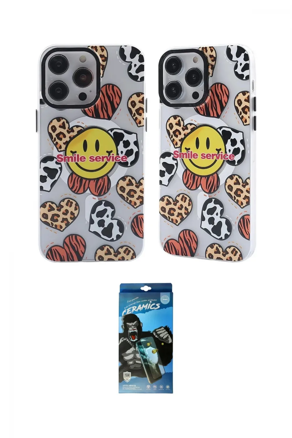 ieg™ iPhone 12 Pro Max Kılıf Nova Doku Koleksiyonu - Siyah 34D Izgaralı Cam