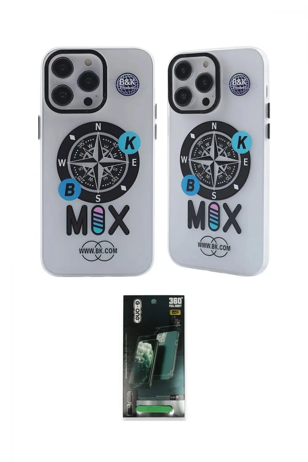 ieg™ iPhone 12 Pro Max Kılıf Nova Doku Koleksiyonu - Siyah 360 Mat Full Body Arka Koruyucu