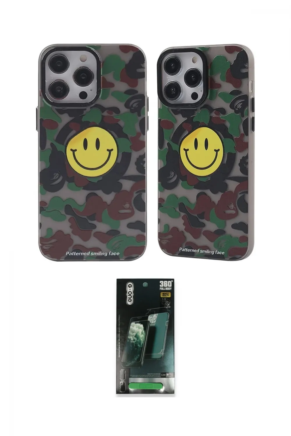 ieg™ iPhone 12 Pro Max Kılıf Nova Doku Koleksiyonu - Siyah 360 Mat Full Body Arka Koruyucu