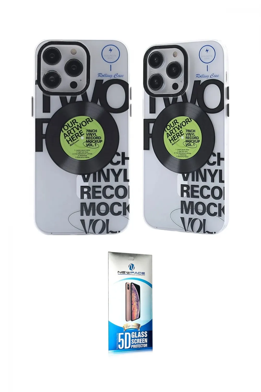 ieg™ iPhone 12 Pro Max Kılıf Nova Doku Koleksiyonu - Siyah 5D Eko Cam Ekran Koruyucu