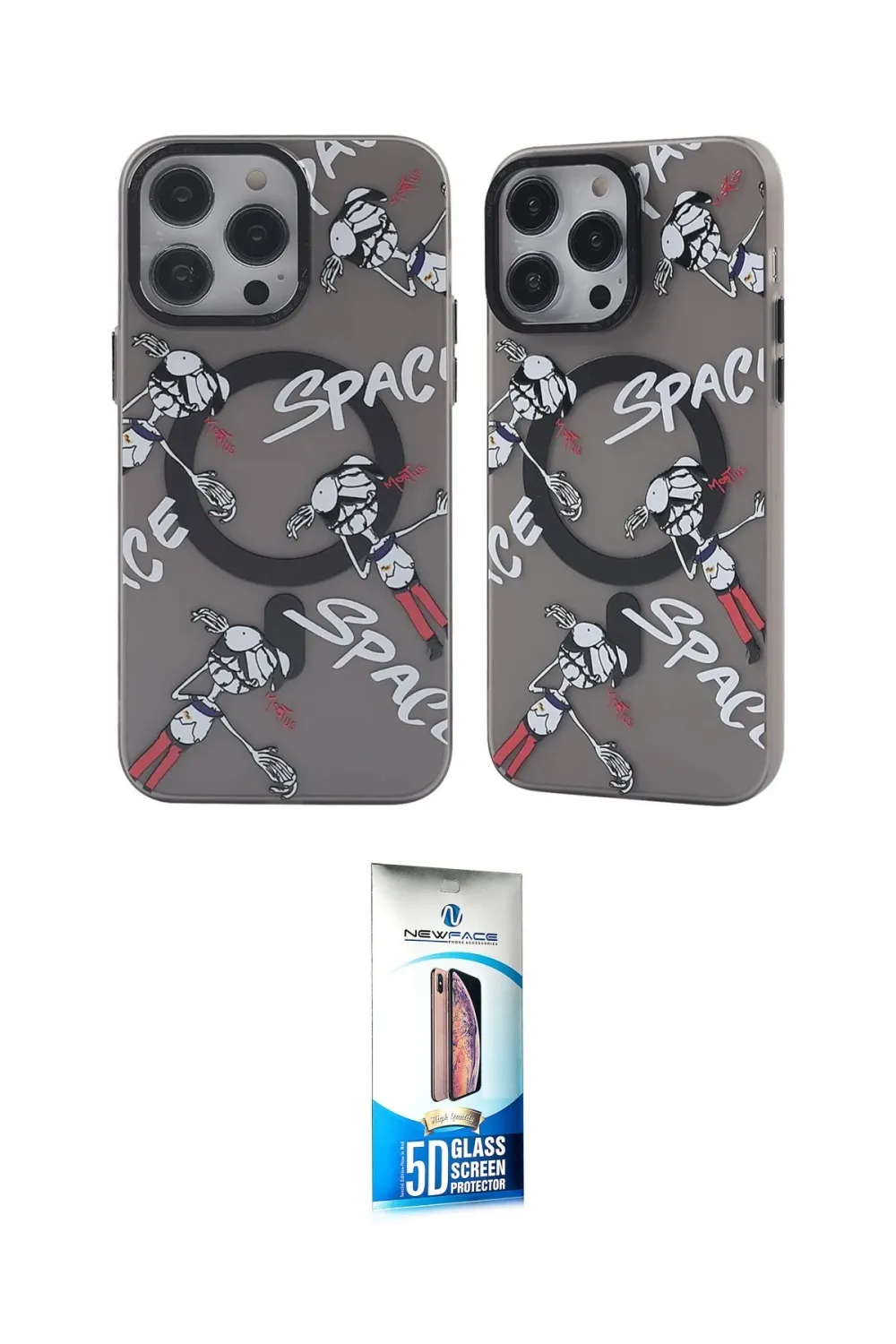 ieg™ iPhone 12 Pro Max Kılıf Nova Doku Koleksiyonu - Siyah 5D Eko Cam Ekran Koruyucu