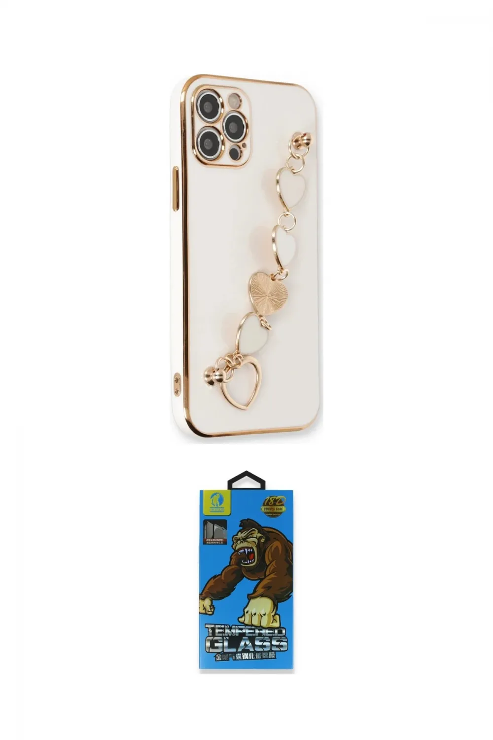 ieg™ iPhone 12 Pro Max Kılıf Nova Işık Prime - Siyah 18D Cam Ekran Koruyucu