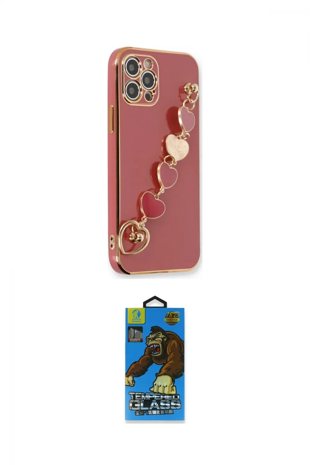 ieg™ iPhone 12 Pro Max Kılıf Nova Işık Prime - Siyah 18D Cam Ekran Koruyucu