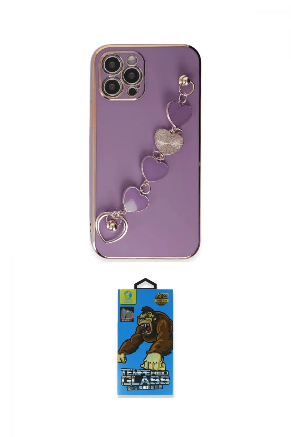 ieg™ iPhone 12 Pro Max Kılıf Nova Işık Prime - Siyah 18D Cam Ekran Koruyucu