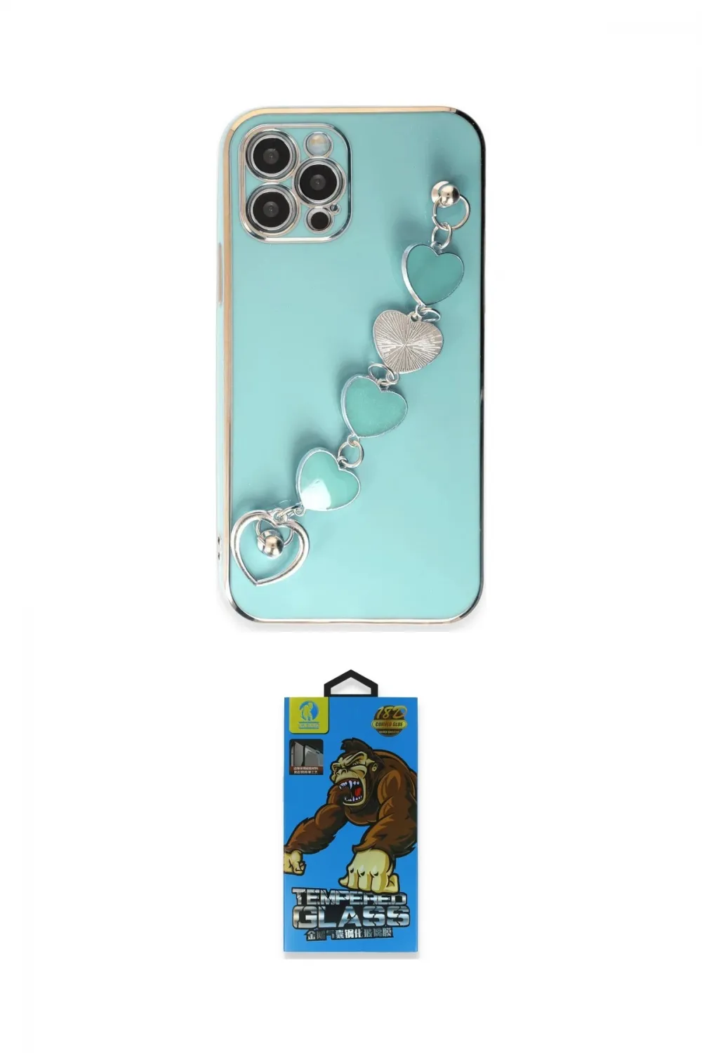ieg™ iPhone 12 Pro Max Kılıf Nova Işık Prime - Siyah 18D Cam Ekran Koruyucu