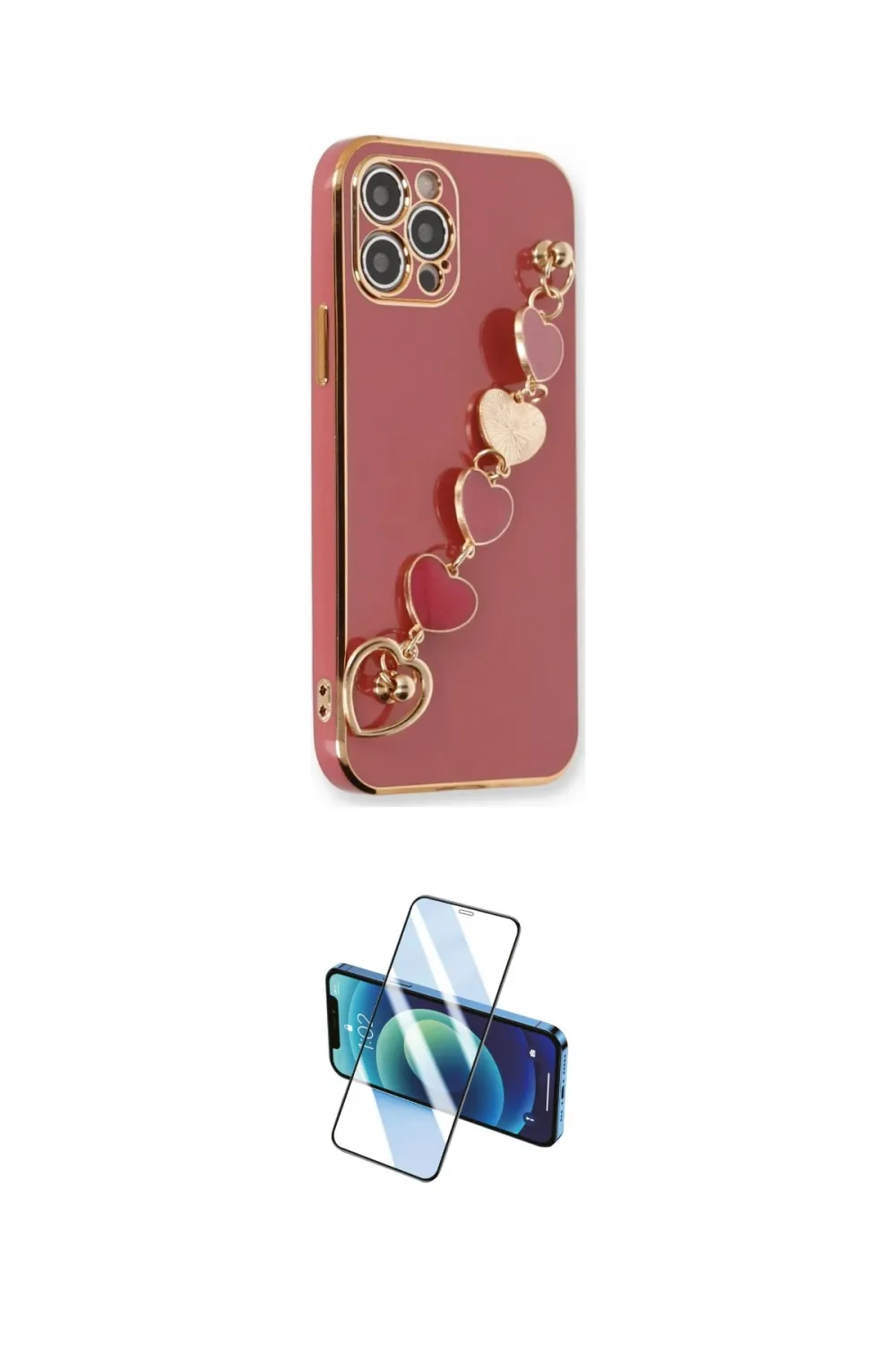 ieg™ iPhone 12 Pro Max Kılıf Nova Işık Prime - Siyah 3D Antistatik Seramik Nano Ekran Koruyucu