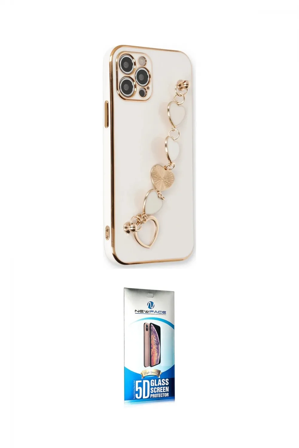 ieg™ iPhone 12 Pro Max Kılıf Nova Işık Prime - Siyah 5D Eko Cam Ekran Koruyucu