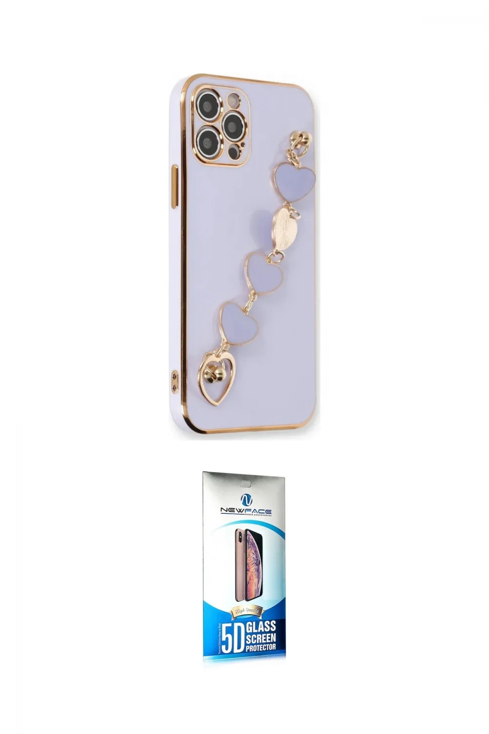 ieg™ iPhone 12 Pro Max Kılıf Nova Işık Prime - Siyah 5D Eko Cam Ekran Koruyucu