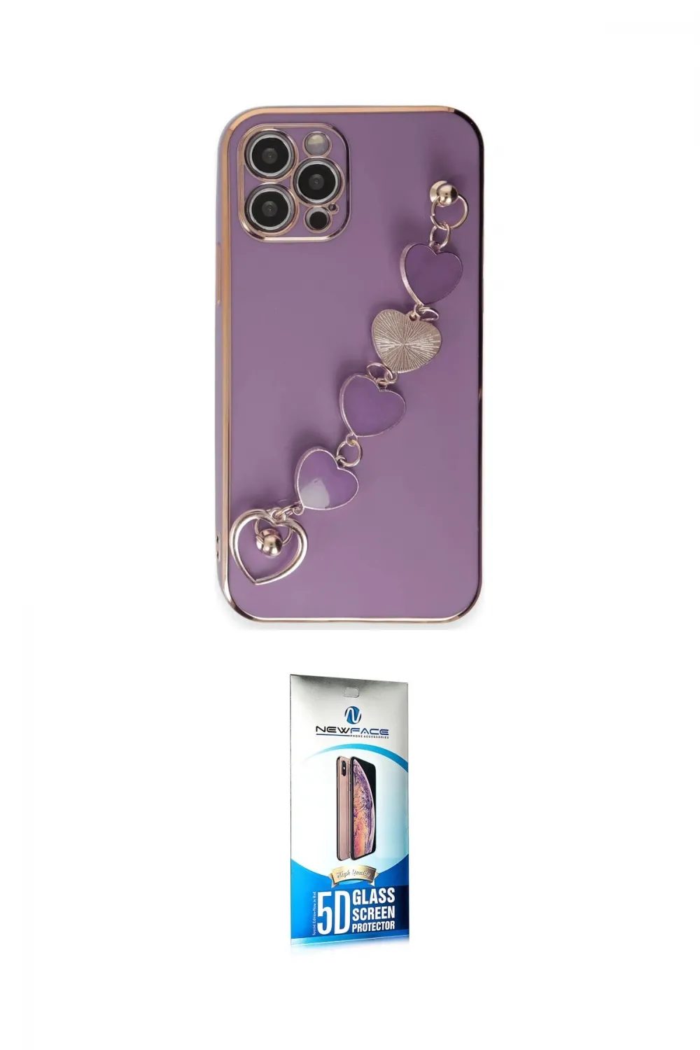 ieg™ iPhone 12 Pro Max Kılıf Nova Işık Prime - Siyah 5D Eko Cam Ekran Koruyucu