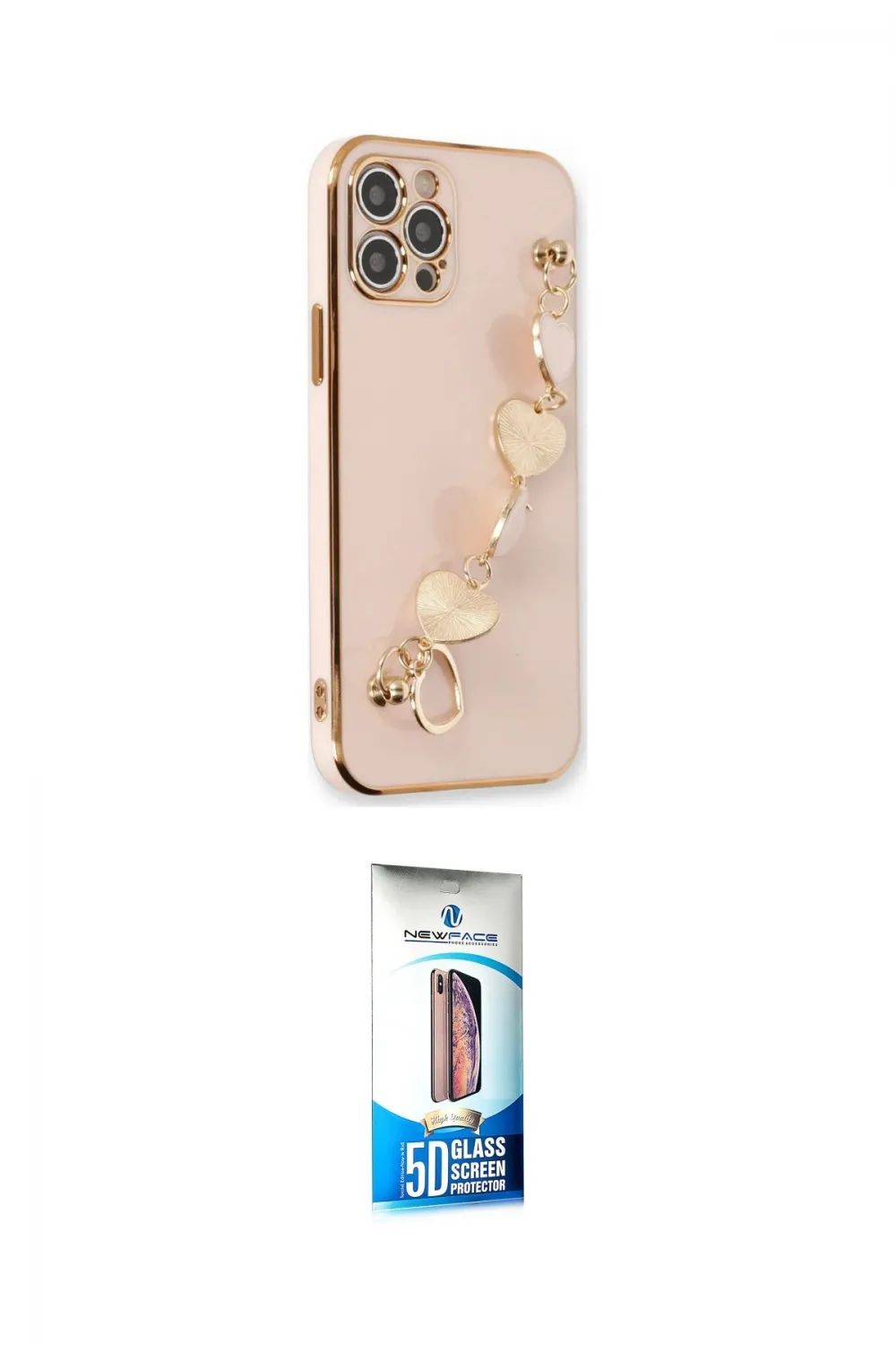 ieg™ iPhone 12 Pro Max Kılıf Nova Işık Prime - Siyah 5D Eko Cam Ekran Koruyucu
