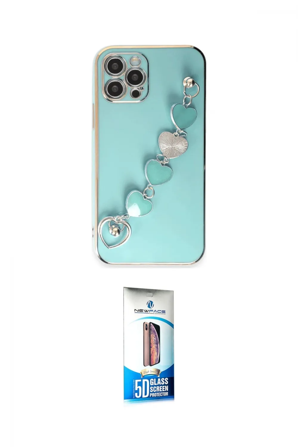 ieg™ iPhone 12 Pro Max Kılıf Nova Işık Prime - Siyah 5D Eko Cam Ekran Koruyucu