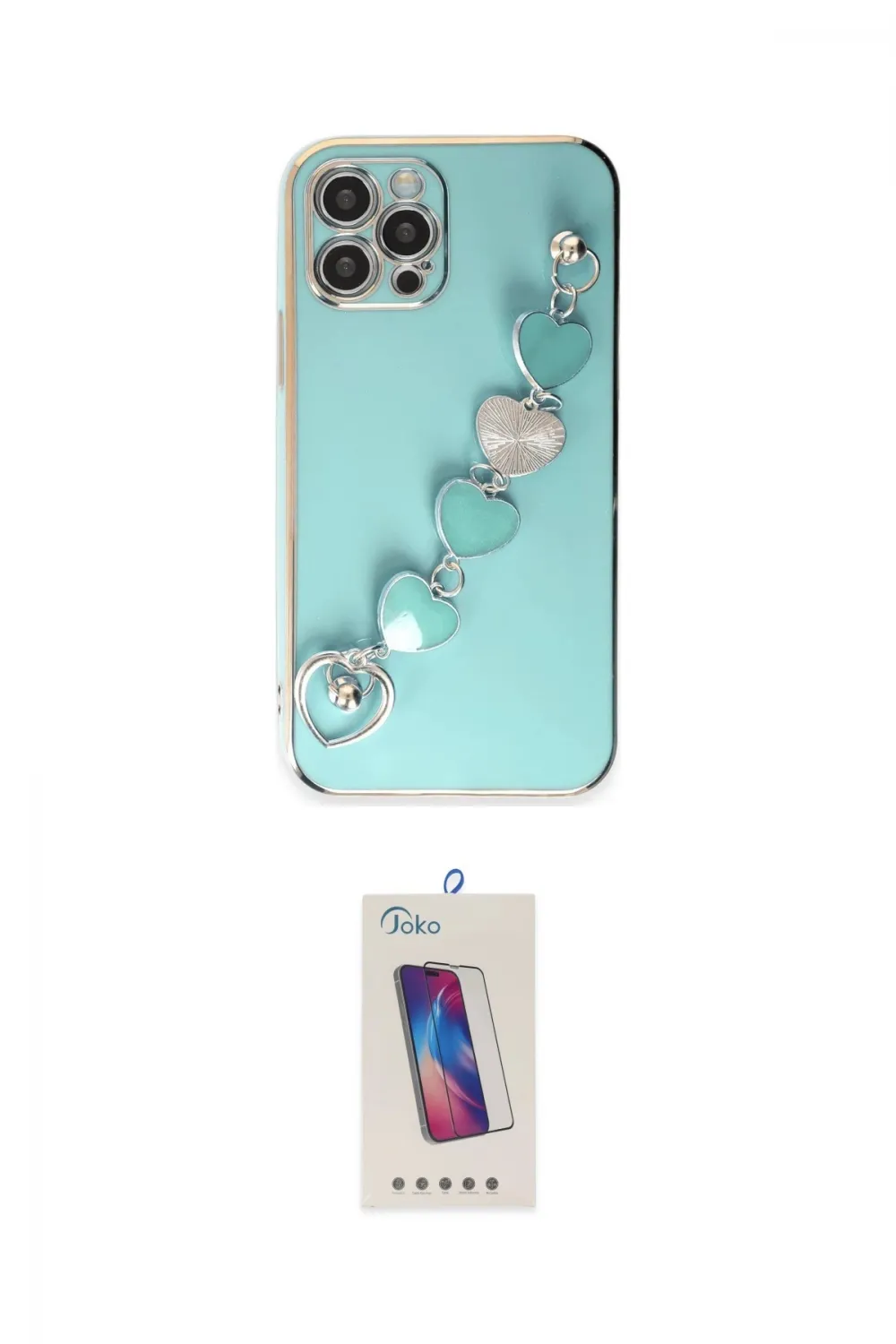 ieg™ iPhone 12 Pro Max Kılıf Nova Işık Prime - Siyah Joko 5D Cam