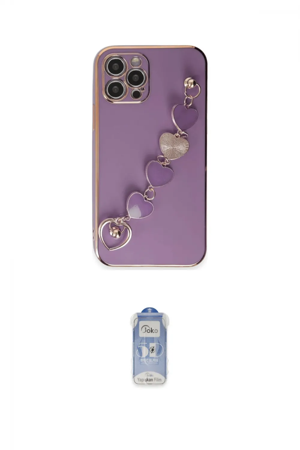 ieg™ iPhone 12 Pro Max Kılıf Nova Işık Prime - Siyah Joko Magic 5D Cam
