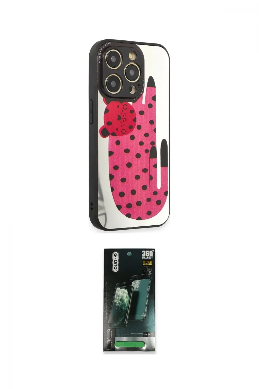 ieg™ iPhone 12 Pro Max Kılıf Odak Klasik Serisi - Şeffaf 360 Full Body Arka Koruyucu