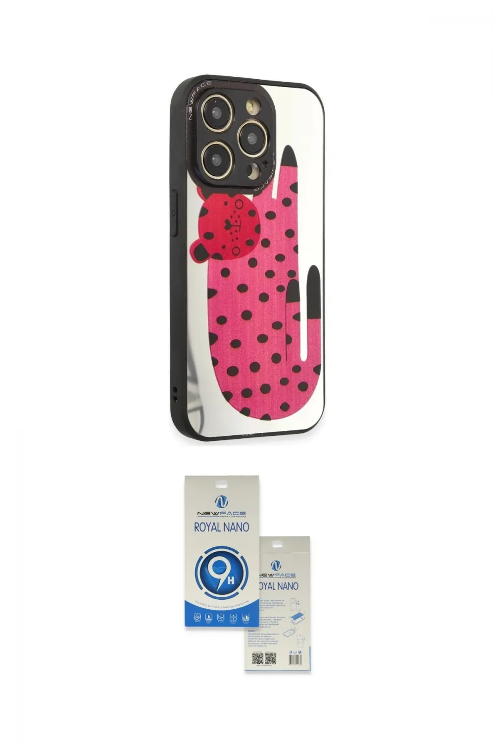 ieg™ iPhone 12 Pro Max Kılıf Odak Klasik Serisi - Şeffaf Royal Nano Ekran Koruyucu