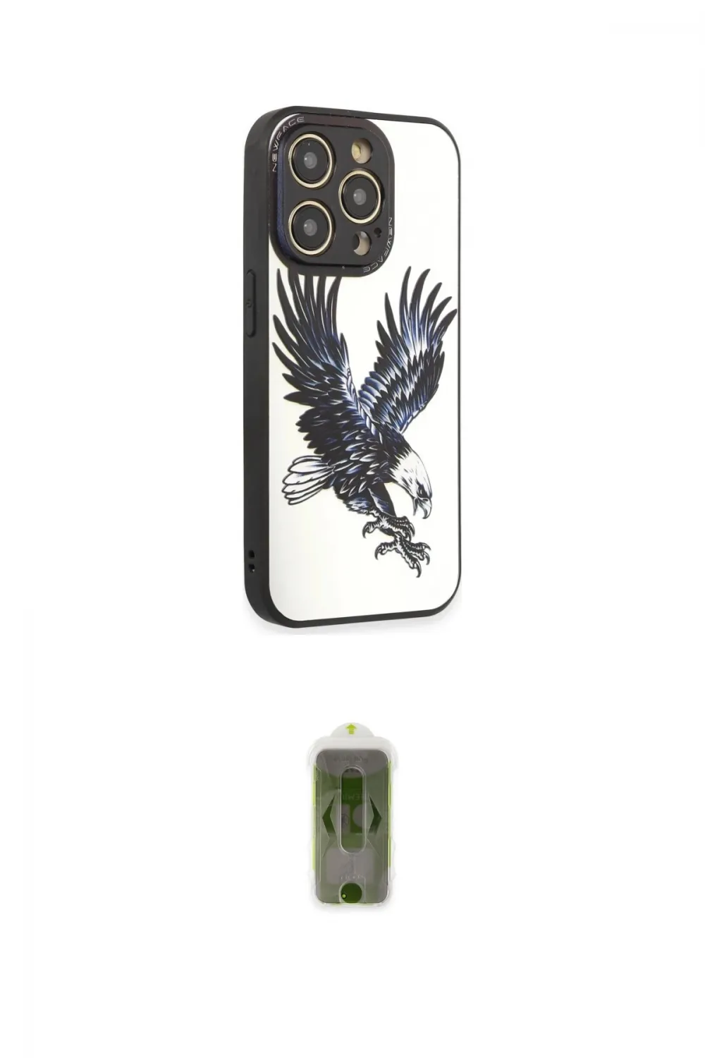ieg™ iPhone 12 Pro Max Kılıf Odak Klasik Serisi - Siyah Joko Magic 5D Hayalet Cam
