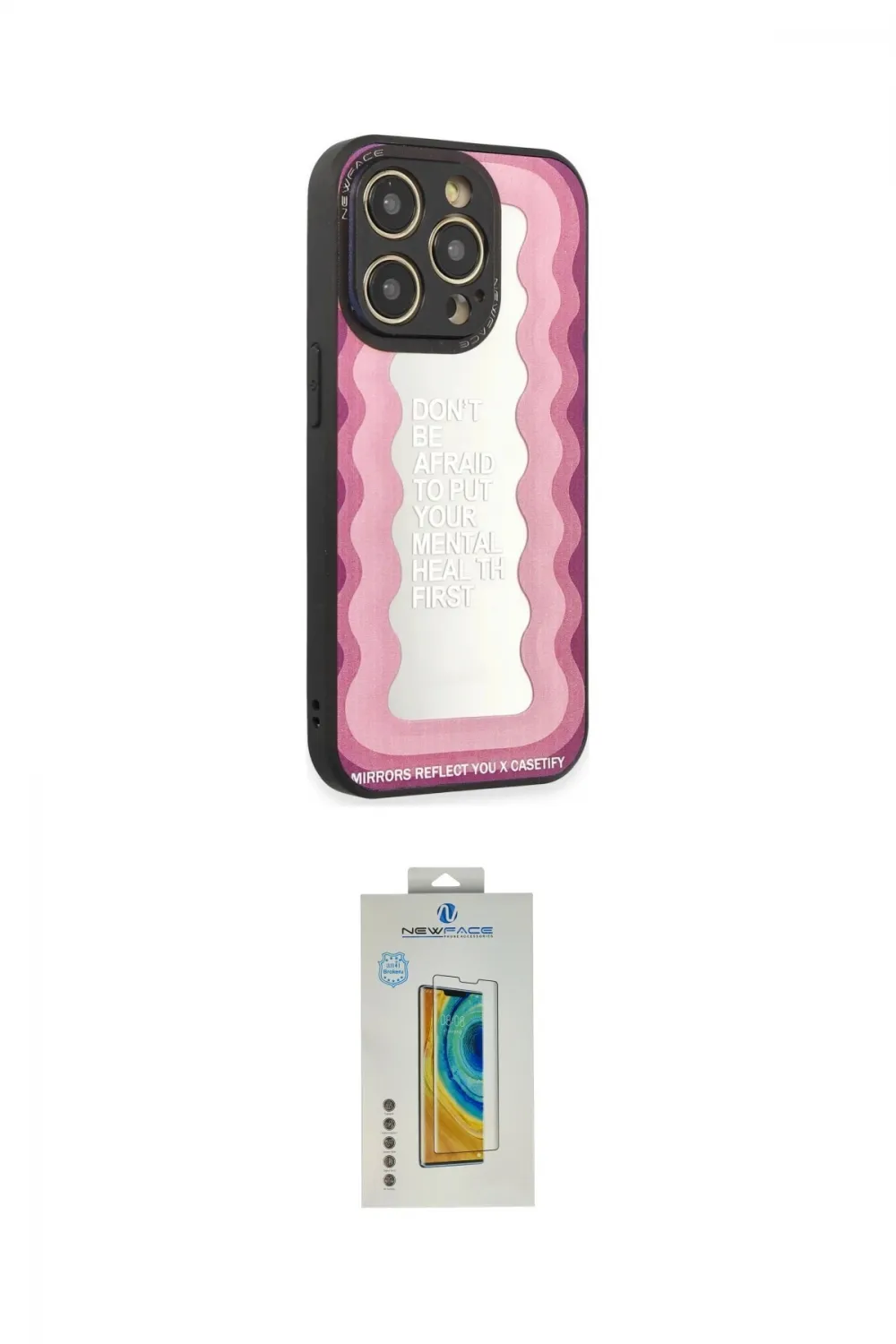 ieg™ iPhone 12 Pro Max Kılıf Odak Klasik Serisi - Siyah Polymer Nano Ekran Koruyucu
