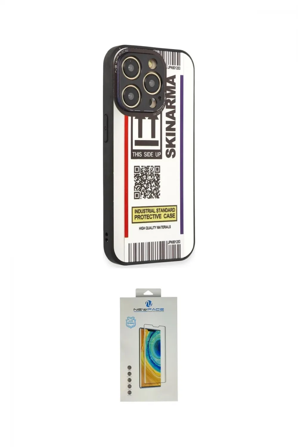 ieg™ iPhone 12 Pro Max Kılıf Odak Klasik Serisi - Siyah Polymer Nano Ekran Koruyucu