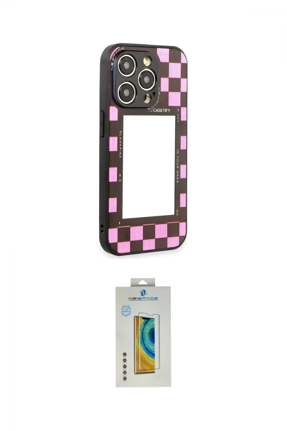 ieg™ iPhone 12 Pro Max Kılıf Odak Klasik Serisi - Siyah Polymer Nano Ekran Koruyucu