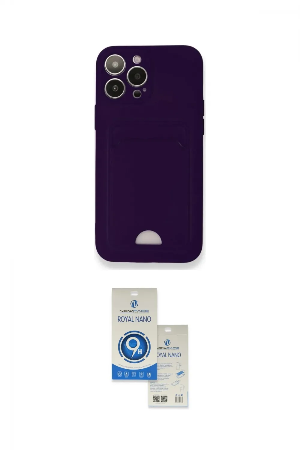 ieg™ iPhone 12 Pro Max Kılıf Vadi Çizgi Prime - Şeffaf Royal Nano Ekran Koruyucu