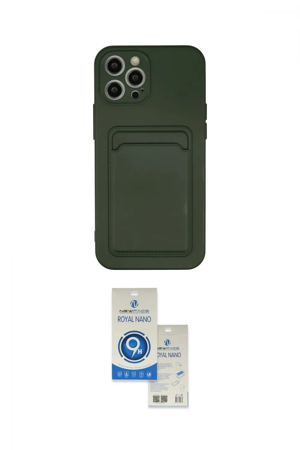 ieg™ iPhone 12 Pro Max Kılıf Vadi Çizgi Prime - Şeffaf Royal Nano Ekran Koruyucu