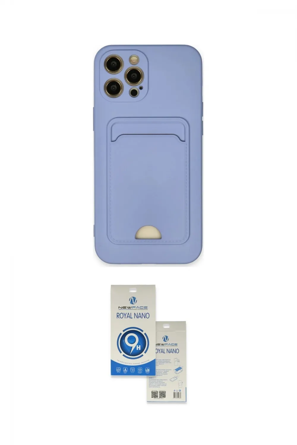 ieg™ iPhone 12 Pro Max Kılıf Vadi Çizgi Prime - Şeffaf Royal Nano Ekran Koruyucu