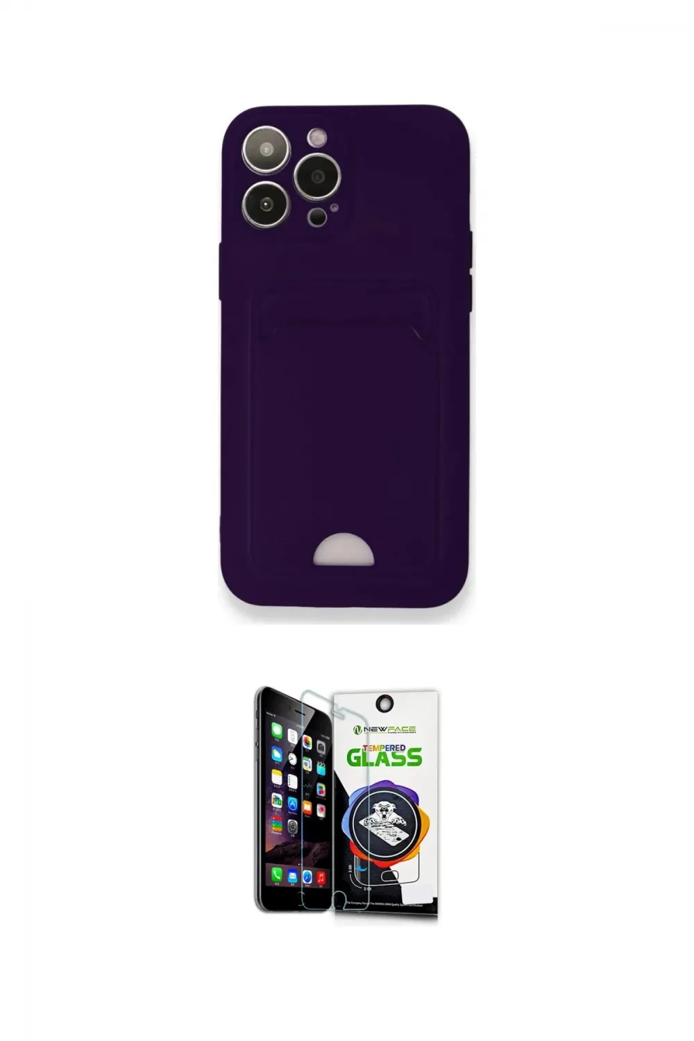 ieg™ iPhone 12 Pro Max Kılıf Vadi Çizgi Prime - Şeffaf Temperli Cam Ekran Koruyucu