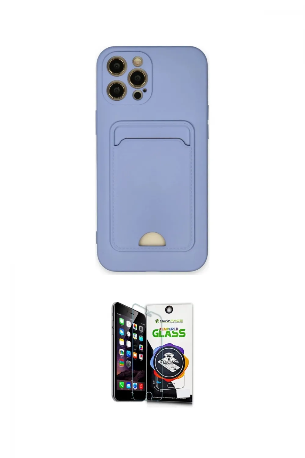 ieg™ iPhone 12 Pro Max Kılıf Vadi Çizgi Prime - Şeffaf Temperli Cam Ekran Koruyucu