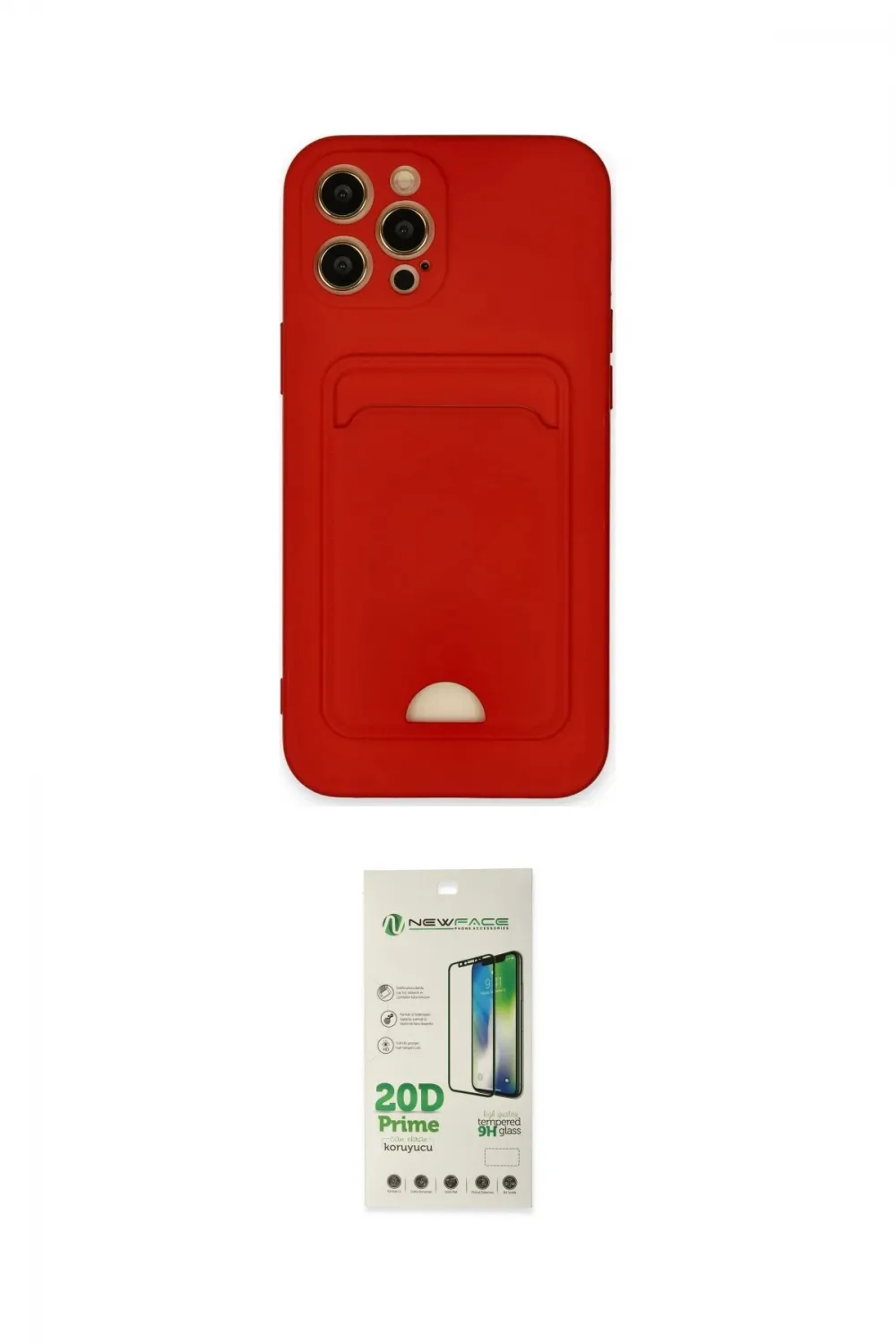 ieg™ iPhone 12 Pro Max Kılıf Vadi Çizgi Prime - Siyah 20D Premium Cam Ekran Koruyucu