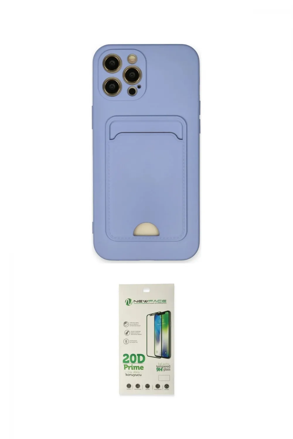 ieg™ iPhone 12 Pro Max Kılıf Vadi Çizgi Prime - Siyah 20D Premium Cam Ekran Koruyucu