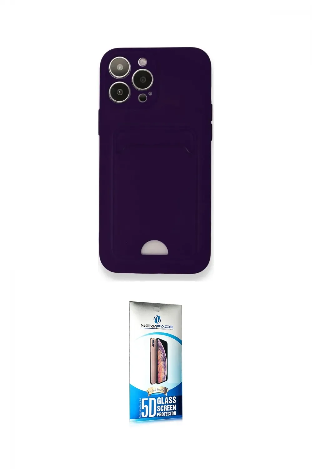 ieg™ iPhone 12 Pro Max Kılıf Vadi Çizgi Prime - Siyah 5D Eko Cam Ekran Koruyucu