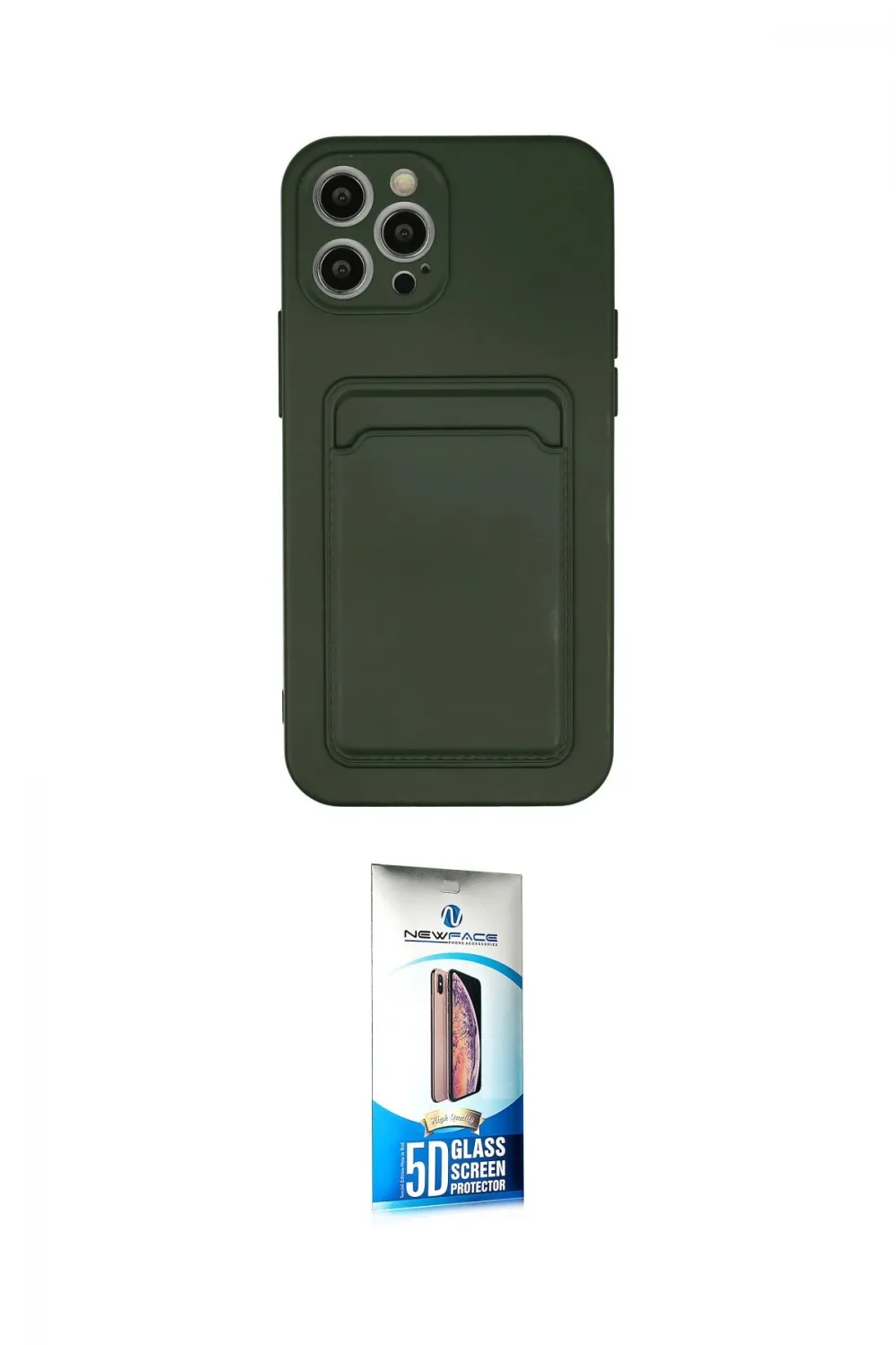 ieg™ iPhone 12 Pro Max Kılıf Vadi Çizgi Prime - Siyah 5D Eko Cam Ekran Koruyucu