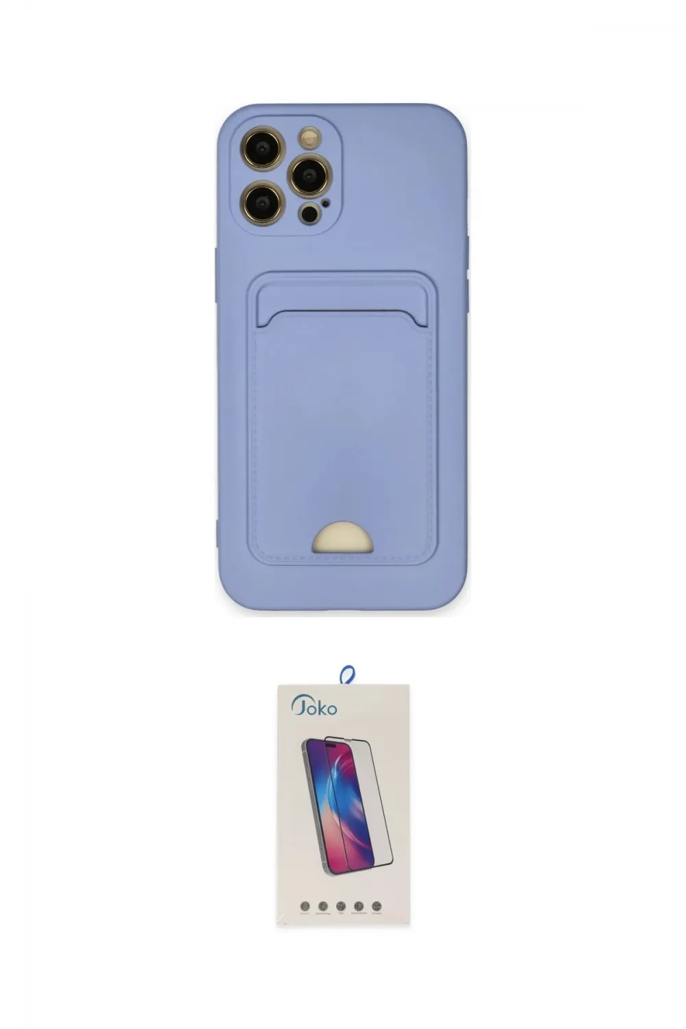 ieg™ iPhone 12 Pro Max Kılıf Vadi Çizgi Prime - Siyah Joko 5D Cam