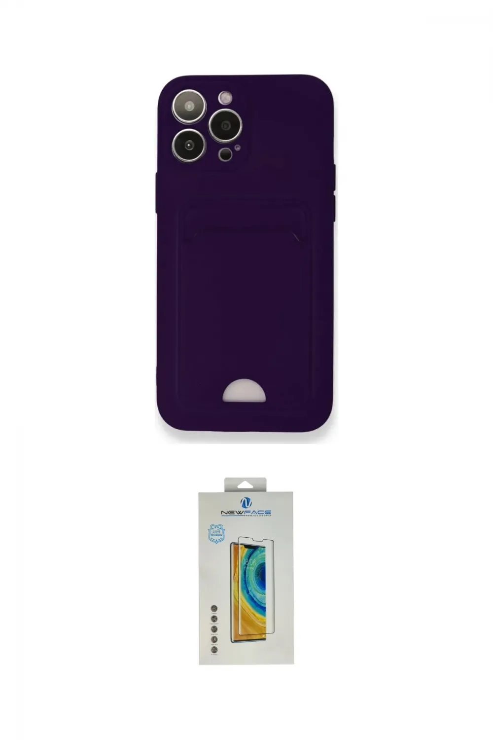 ieg™ iPhone 12 Pro Max Kılıf Vadi Çizgi Prime - Siyah Polymer Nano Ekran Koruyucu