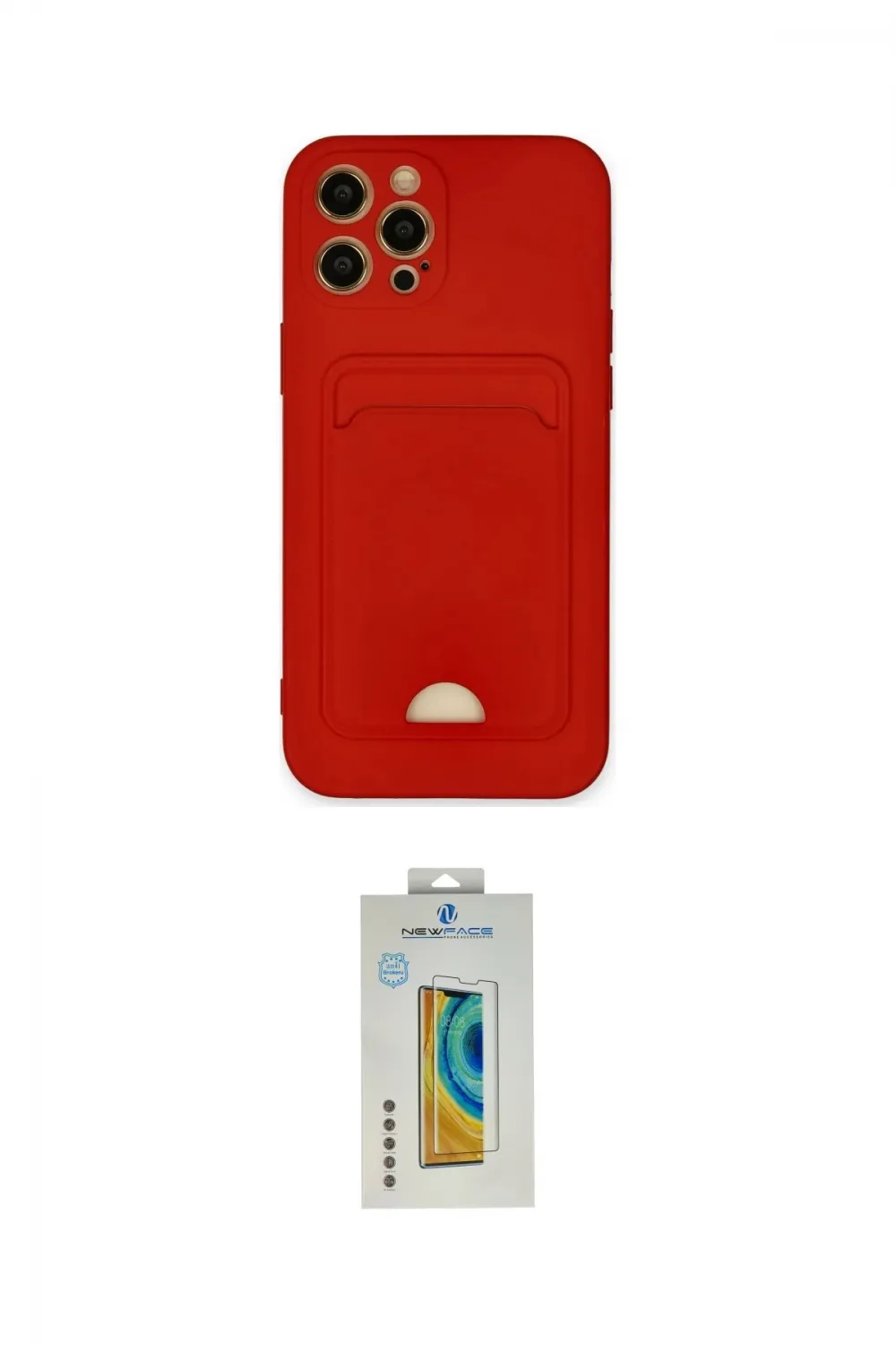 ieg™ iPhone 12 Pro Max Kılıf Vadi Çizgi Prime - Siyah Polymer Nano Ekran Koruyucu
