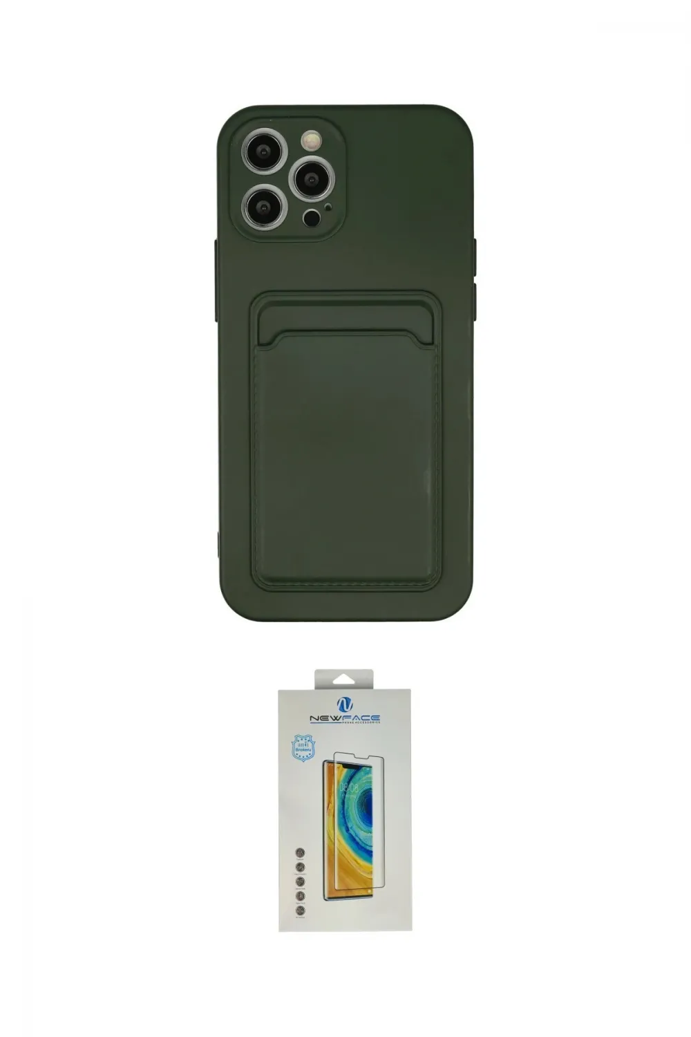 ieg™ iPhone 12 Pro Max Kılıf Vadi Çizgi Prime - Siyah Polymer Nano Ekran Koruyucu