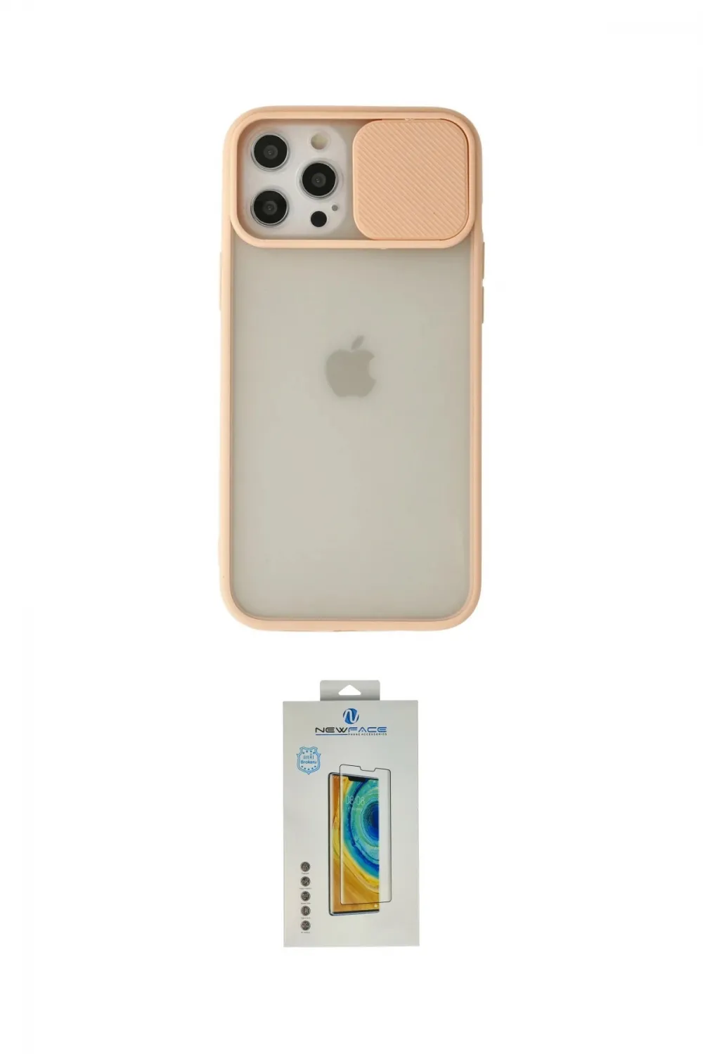 ieg™ iPhone 12 Pro Max Kılıf Vadi Çizgi - Siyah Polymer Nano Ekran Koruyucu
