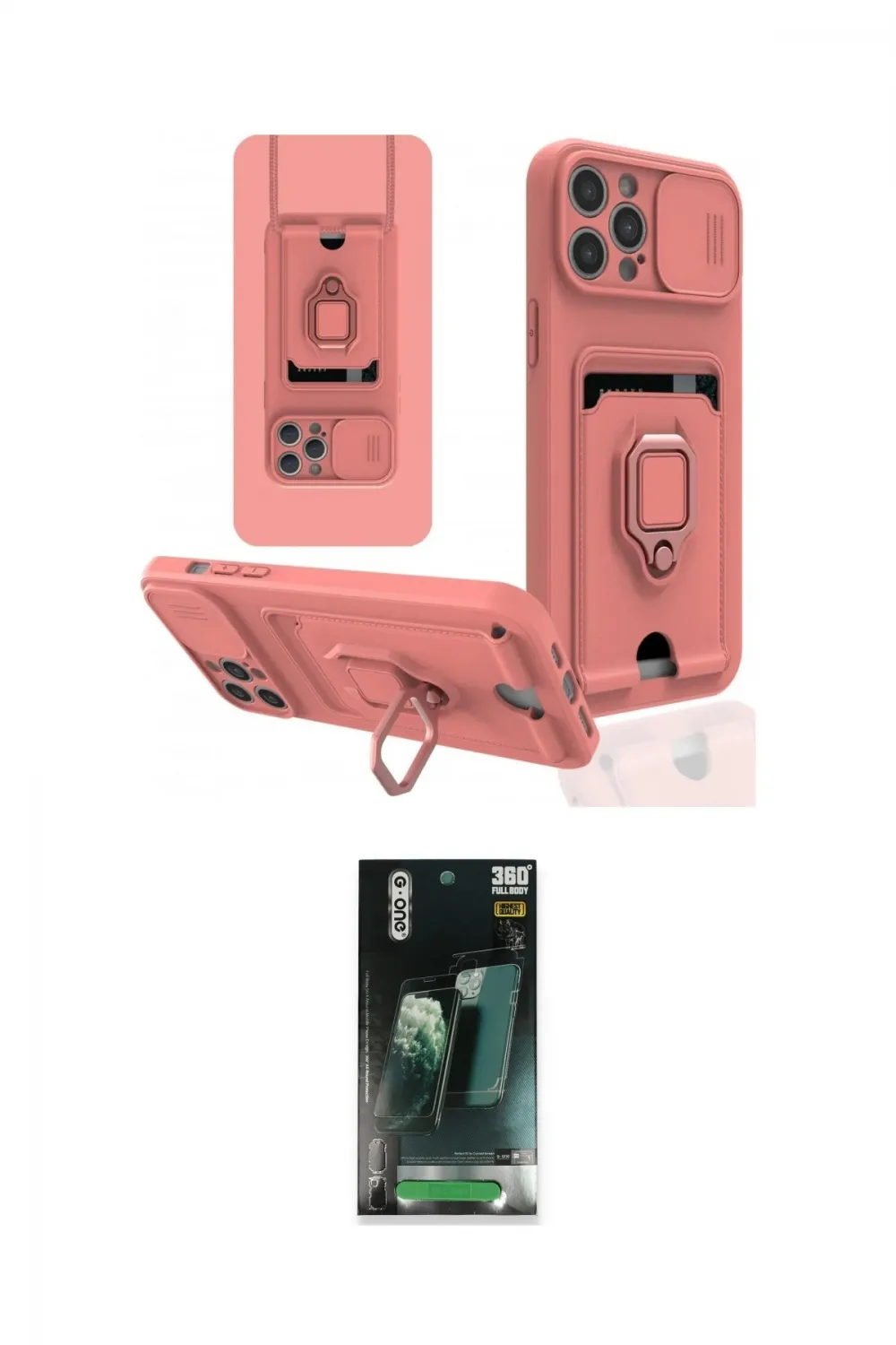 ieg™ iPhone 12 Pro Max Kılıf Vadi Form Prime - Şeffaf 360 Full Body Arka Koruyucu