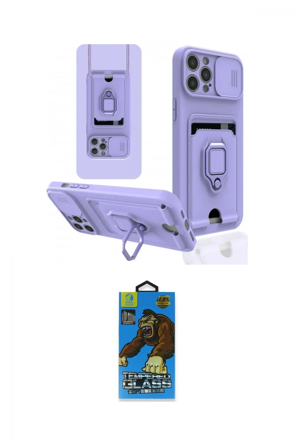 ieg™ iPhone 12 Pro Max Kılıf Vadi Form Prime - Siyah 18D Cam Ekran Koruyucu