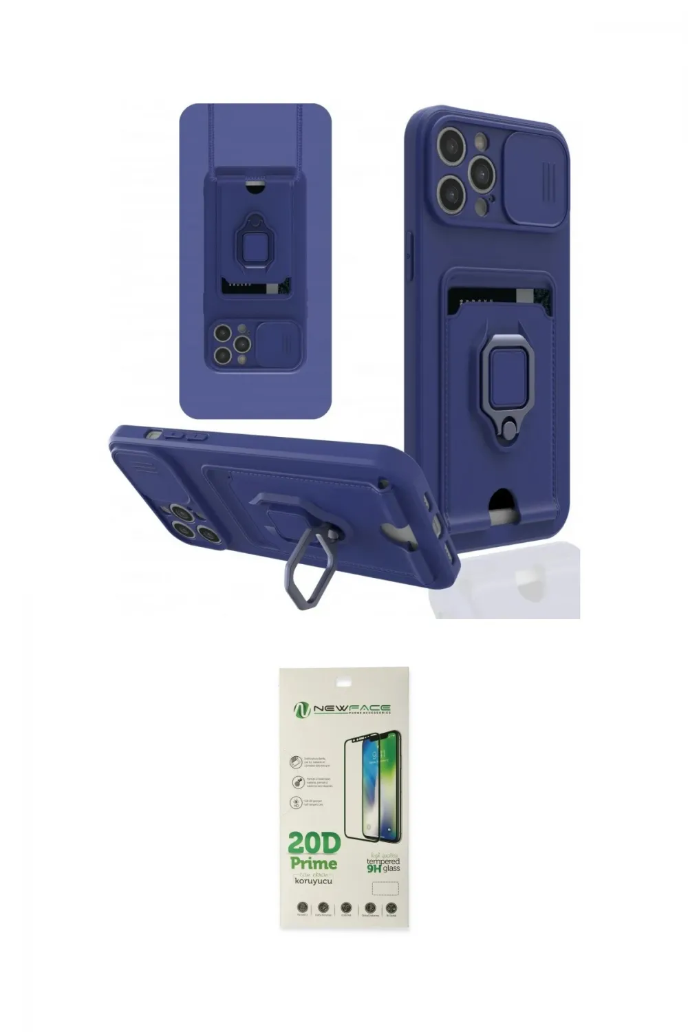 ieg™ iPhone 12 Pro Max Kılıf Vadi Form Prime - Siyah 20D Premium Cam Ekran Koruyucu