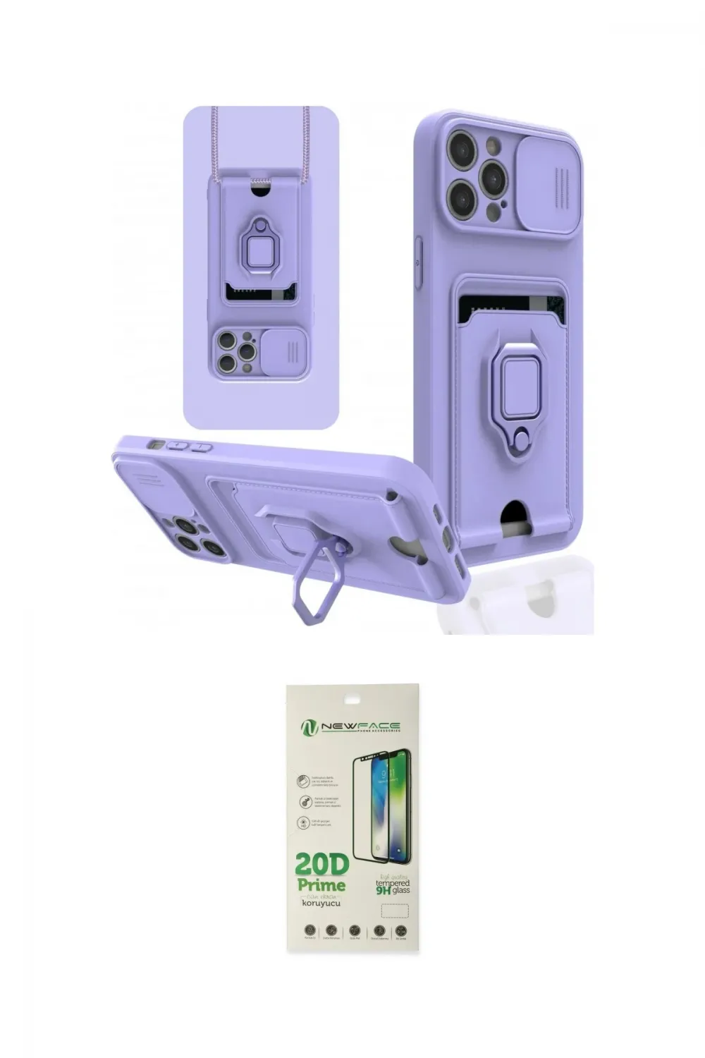 ieg™ iPhone 12 Pro Max Kılıf Vadi Form Prime - Siyah 20D Premium Cam Ekran Koruyucu