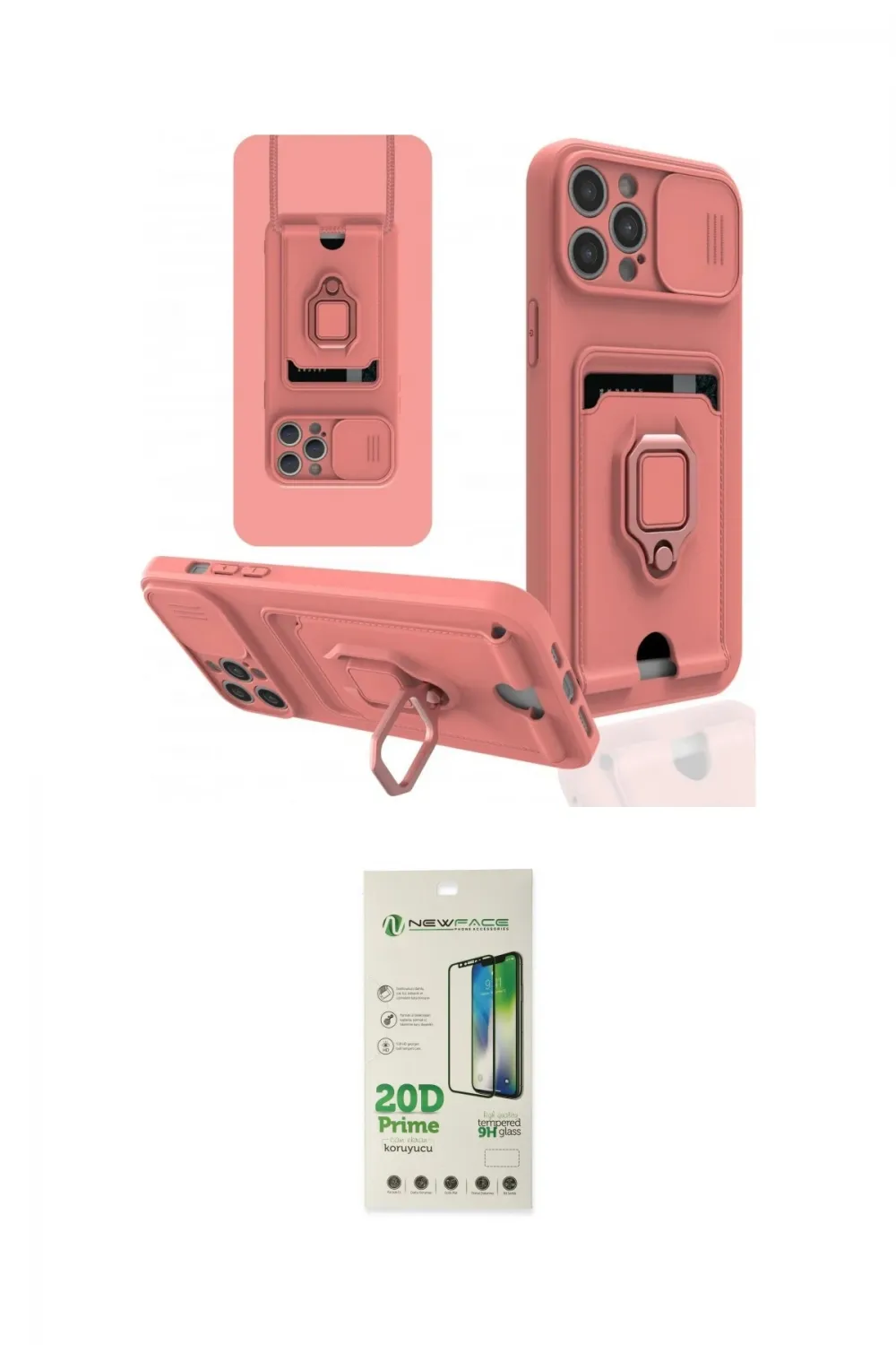 ieg™ iPhone 12 Pro Max Kılıf Vadi Form Prime - Siyah 20D Premium Cam Ekran Koruyucu