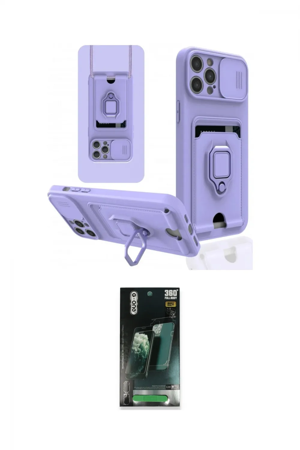 ieg™ iPhone 12 Pro Max Kılıf Vadi Form Prime - Siyah 360 Mat Full Body Arka Koruyucu