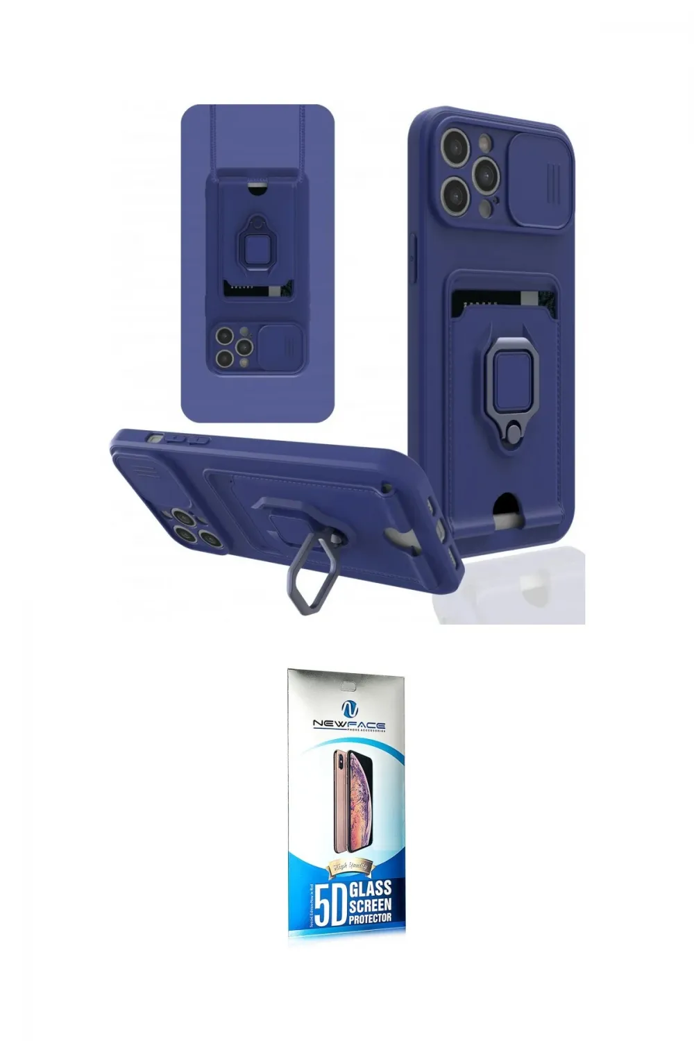 ieg™ iPhone 12 Pro Max Kılıf Vadi Form Prime - Siyah 5D Eko Cam Ekran Koruyucu