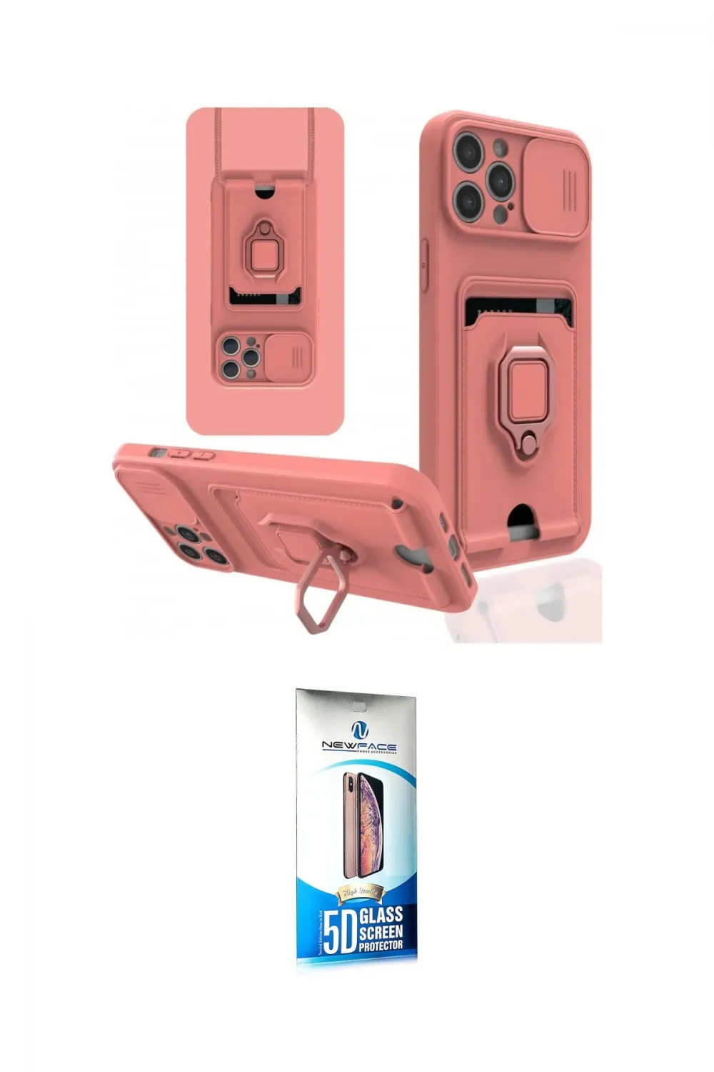 ieg™ iPhone 12 Pro Max Kılıf Vadi Form Prime - Siyah 5D Eko Cam Ekran Koruyucu