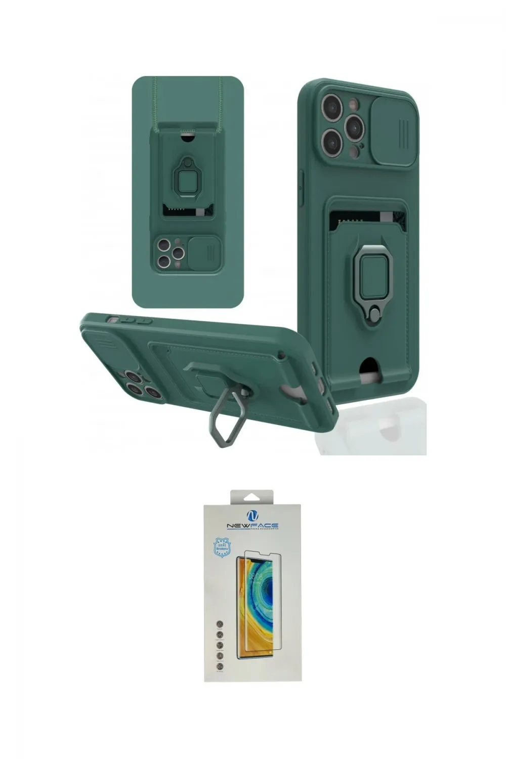 ieg™ iPhone 12 Pro Max Kılıf Vadi Form Prime - Siyah Polymer Nano Ekran Koruyucu