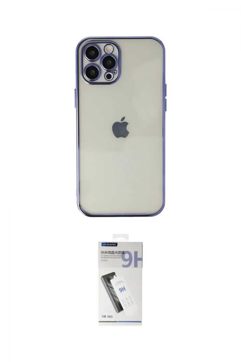 ieg™ iPhone 12 Pro Max Kılıf Vadi Minimal - Şeffaf Uv Polymer Nano Ekran Koruyucu