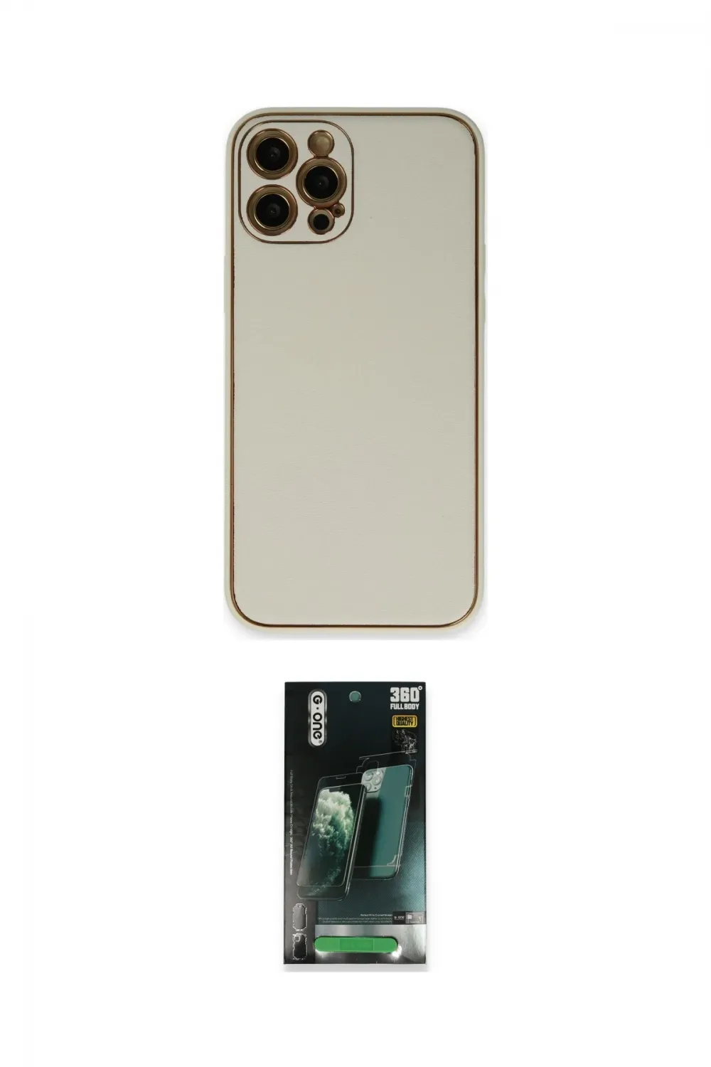 ieg™ iPhone 12 Pro Max Kılıf Yadigar Klasik - Şeffaf 360 Full Body Arka Koruyucu